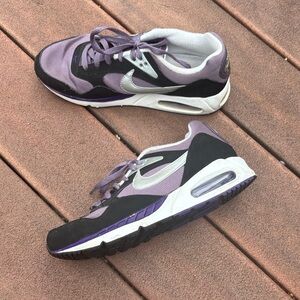 Nike Air Max Women's Lavender and Black Sneakers
